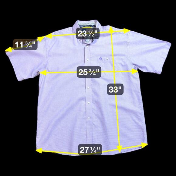 VTG George Strait Shirt Mens Purple Wrangler Cowboy Cut Micro Windowpane ~XXL - Picture 3 of 6